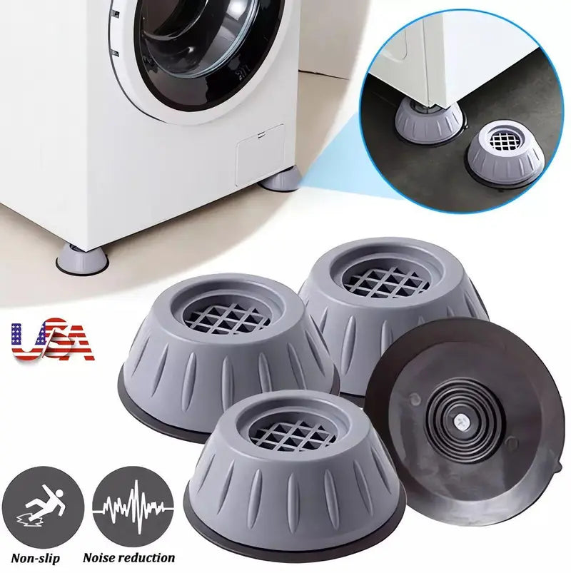 4-Piece Durable Compact Shock-Absorbing Pads