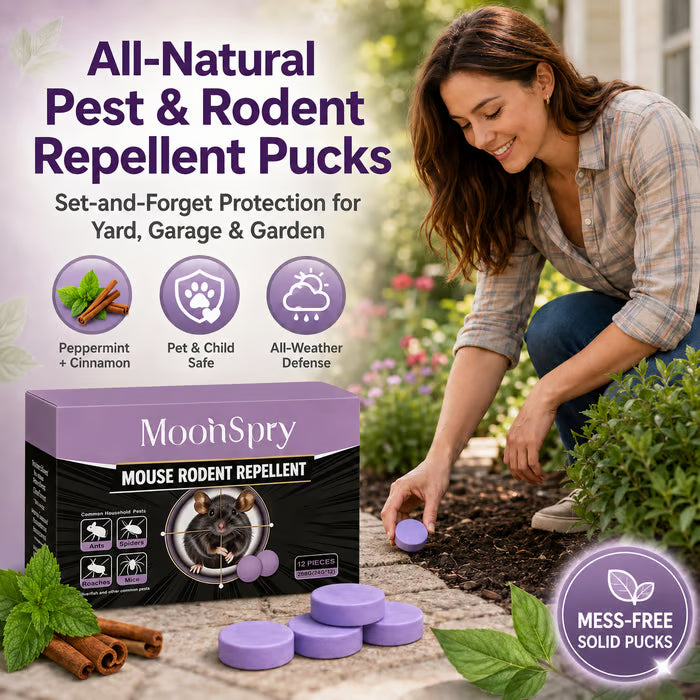 🔥Last Day 50% OFF🔥All-Natural Peppermint & Cinnamon Pest & Rodent Repellent Pucks