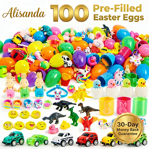 🐣 Prefilled Easter Eggs with Toys – Ultimate Kids Easter Hunt Set