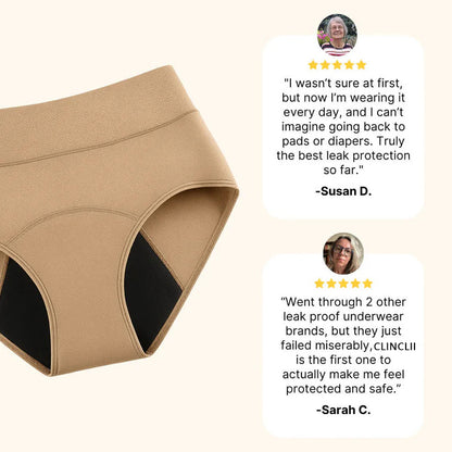 💖Last Day 50% OFF|CLINCLII 100% Leak-Proof Underwear 4-packe🌸