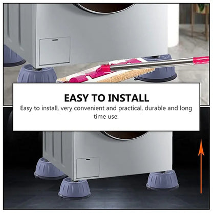 4-Piece Durable Compact Shock-Absorbing Pads