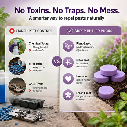 🔥Last Day 50% OFF🔥All-Natural Peppermint & Cinnamon Pest & Rodent Repellent Pucks