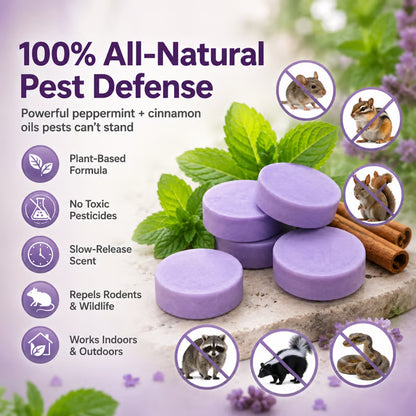 🔥Last Day 50% OFF🔥All-Natural Peppermint & Cinnamon Pest & Rodent Repellent Pucks