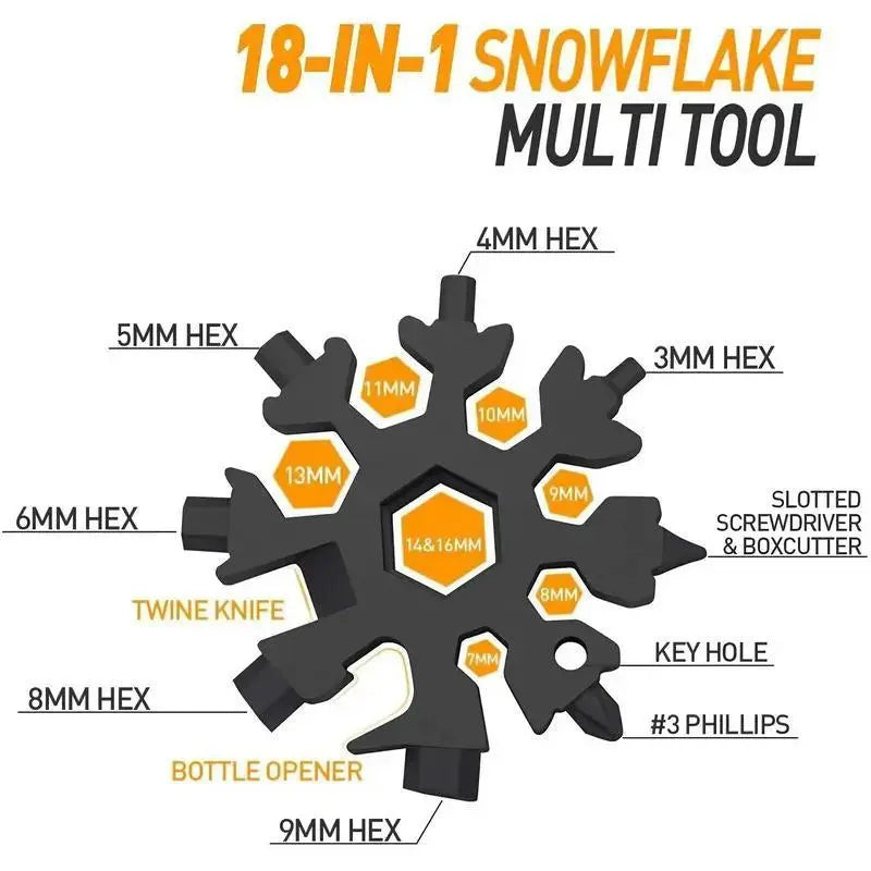18-IN-1 SNOWFLAKE MULTI-TOOL