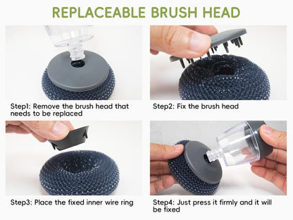 🧽Soap Dispensing Dish Brush
