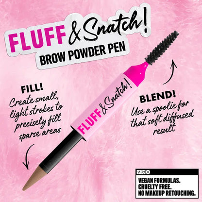 [NEW & EXCLUSIVE] Fluff & Snatch Brow Powder Pen