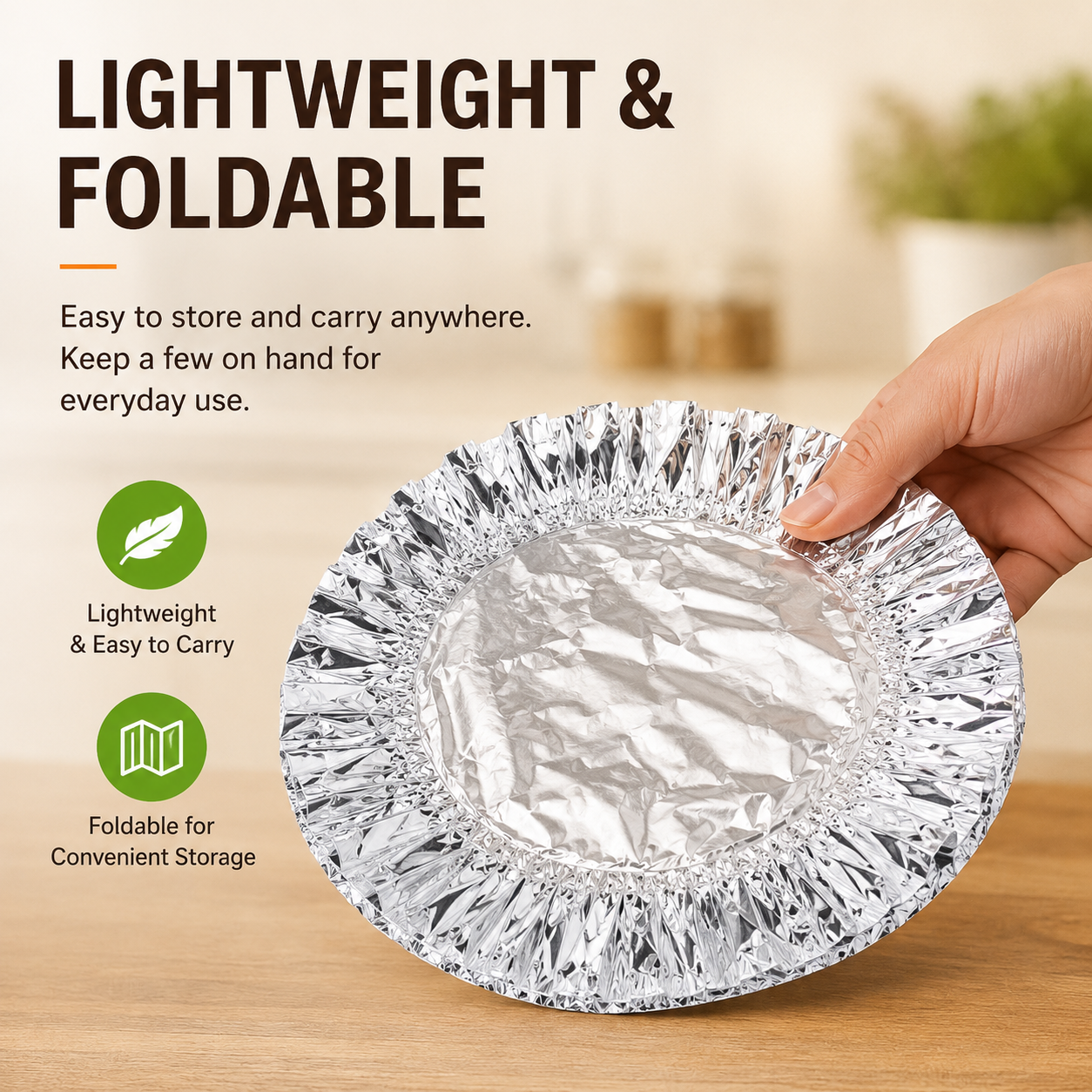 🎁Buy More Get More FREE |Jaxvolt®️ Home dining table & food container aluminum foil heat-retaining cover