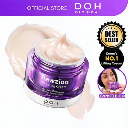 Pawzioo 3D Lifting Cream | Advanced Korean Facial Night Cream