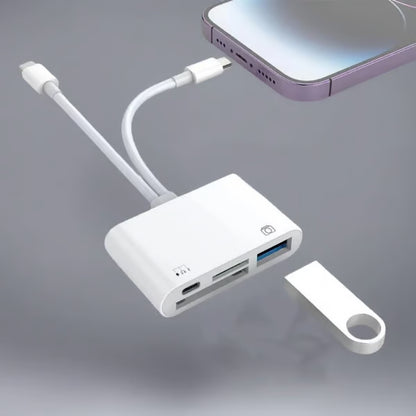 🏆Flash Sale⚡ 50K+ SOLD! Almost Gone-🔥3-in-1 USB-C Memory Card Reader