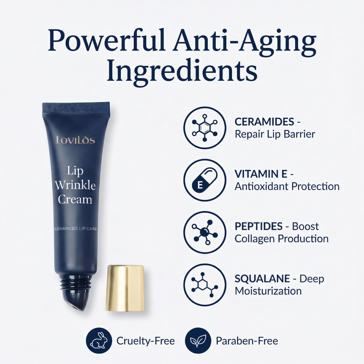 LOVILDS® Line Therapy Lip Wrinkle Cream