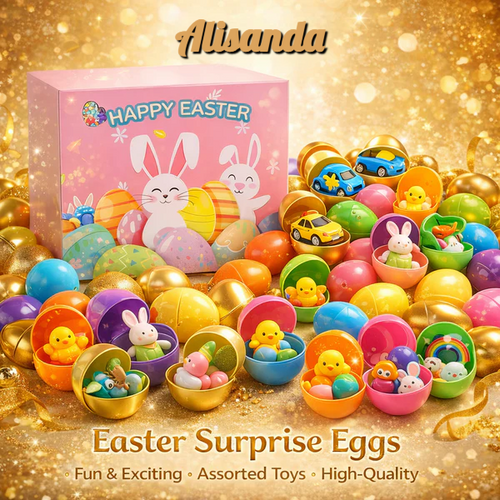 🐣 Prefilled Easter Eggs with Toys – Ultimate Kids Easter Hunt Set