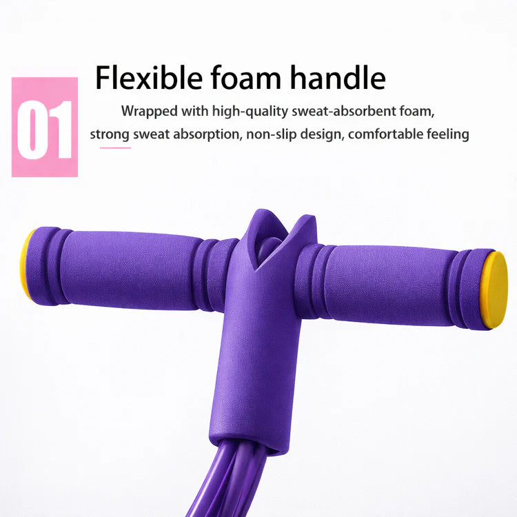 Comfortable non-slip foam handle