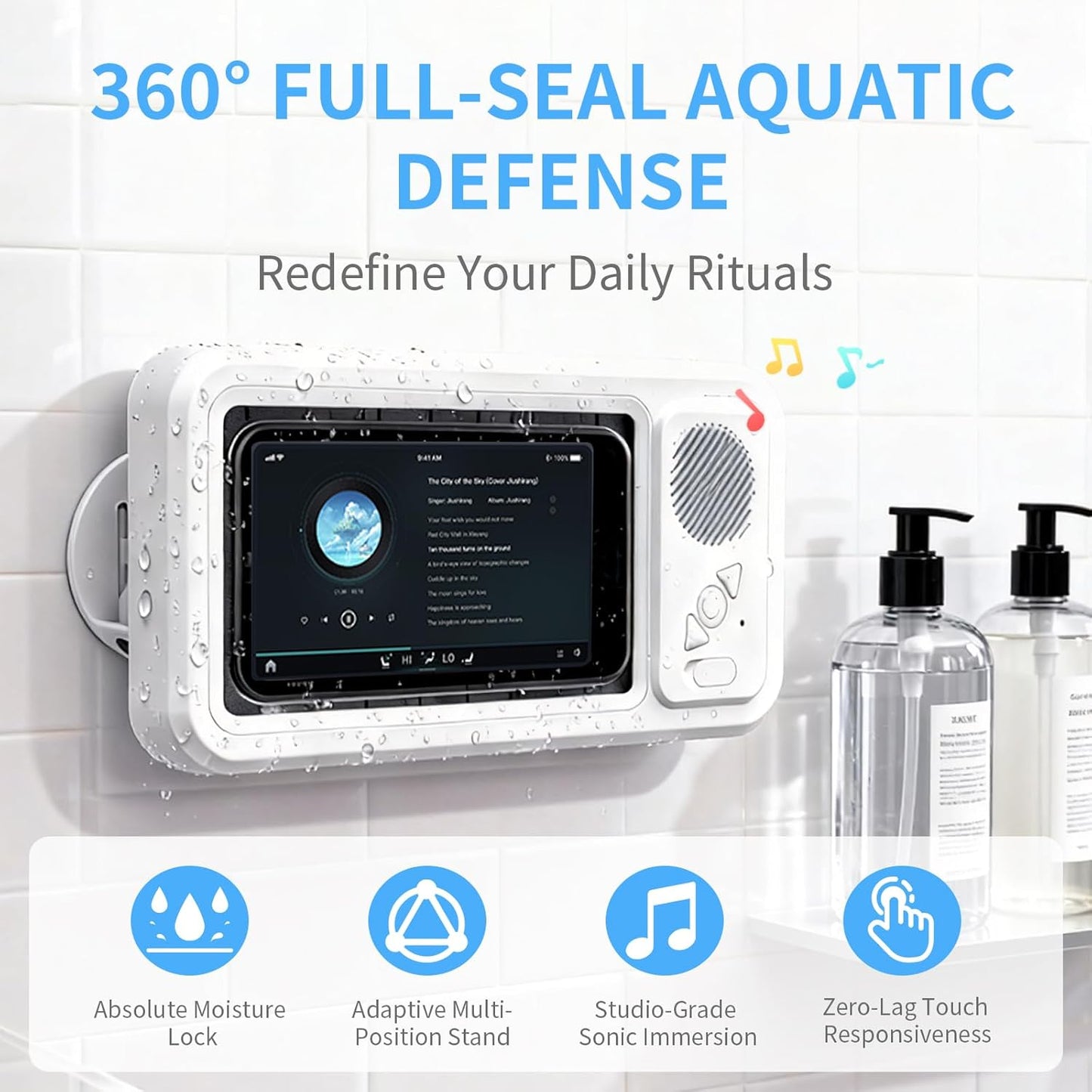Ipx5 Waterproof Phone Holder
