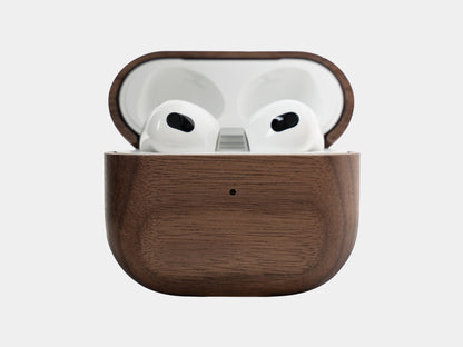 Wooden Earbuds Case