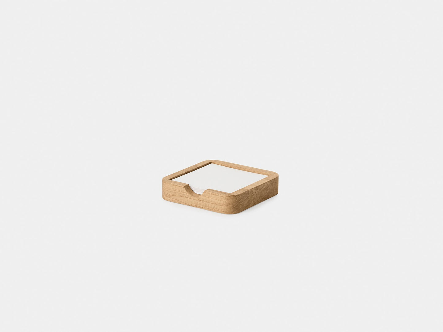 Wooden Sticky Note Tray