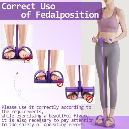 Multi-functional Pedal Resistance Band Trainer – Portable Foot Pedal Fitness Equipment 💪