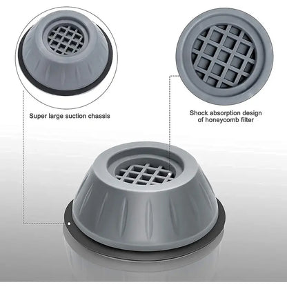 4-Piece Durable Compact Shock-Absorbing Pads