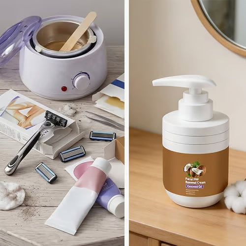 Gentle Coconut Oil Facial Hair Removal Cream