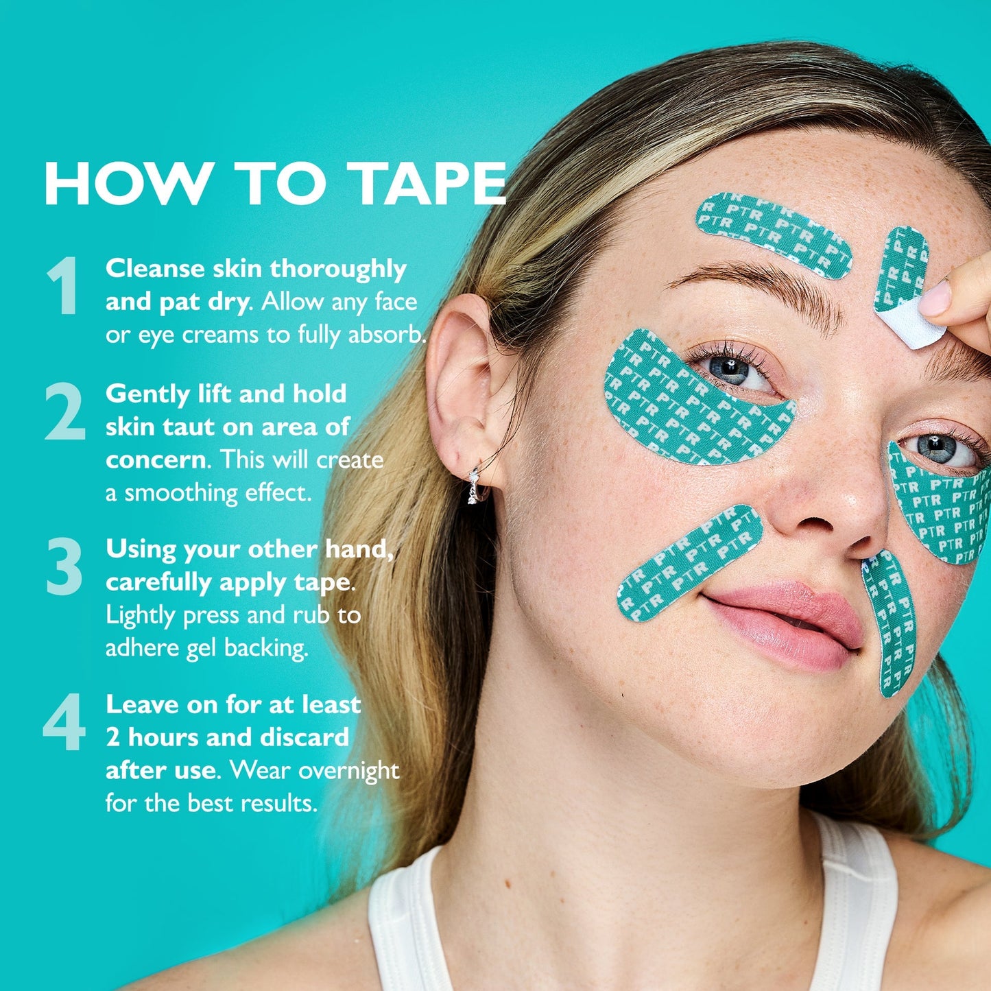 Peptide-Infused Face & Eye Tape-