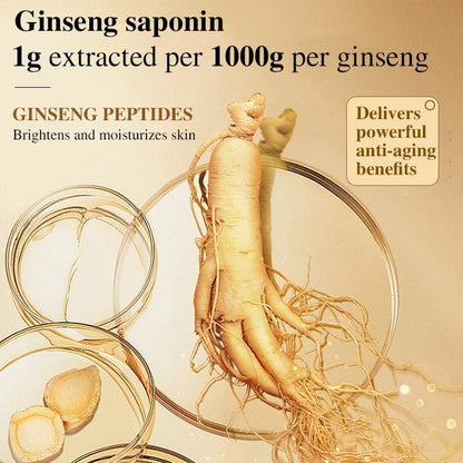 Premium Ginseng Cream: Firms, brightens, and smooths, delivering 10 times the anti-aging benefits. 30g.