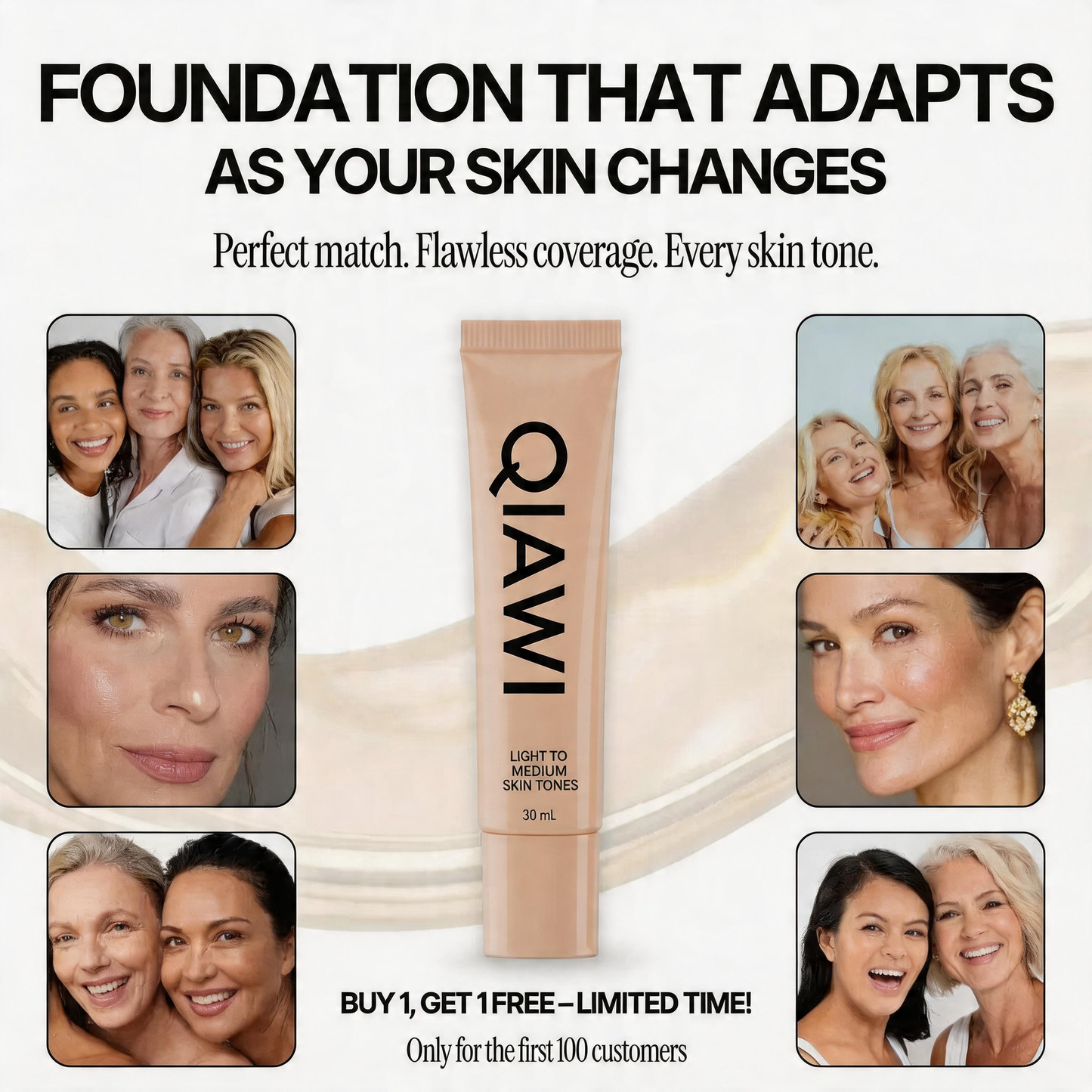 QIAWI™ - Color Changing Foundation