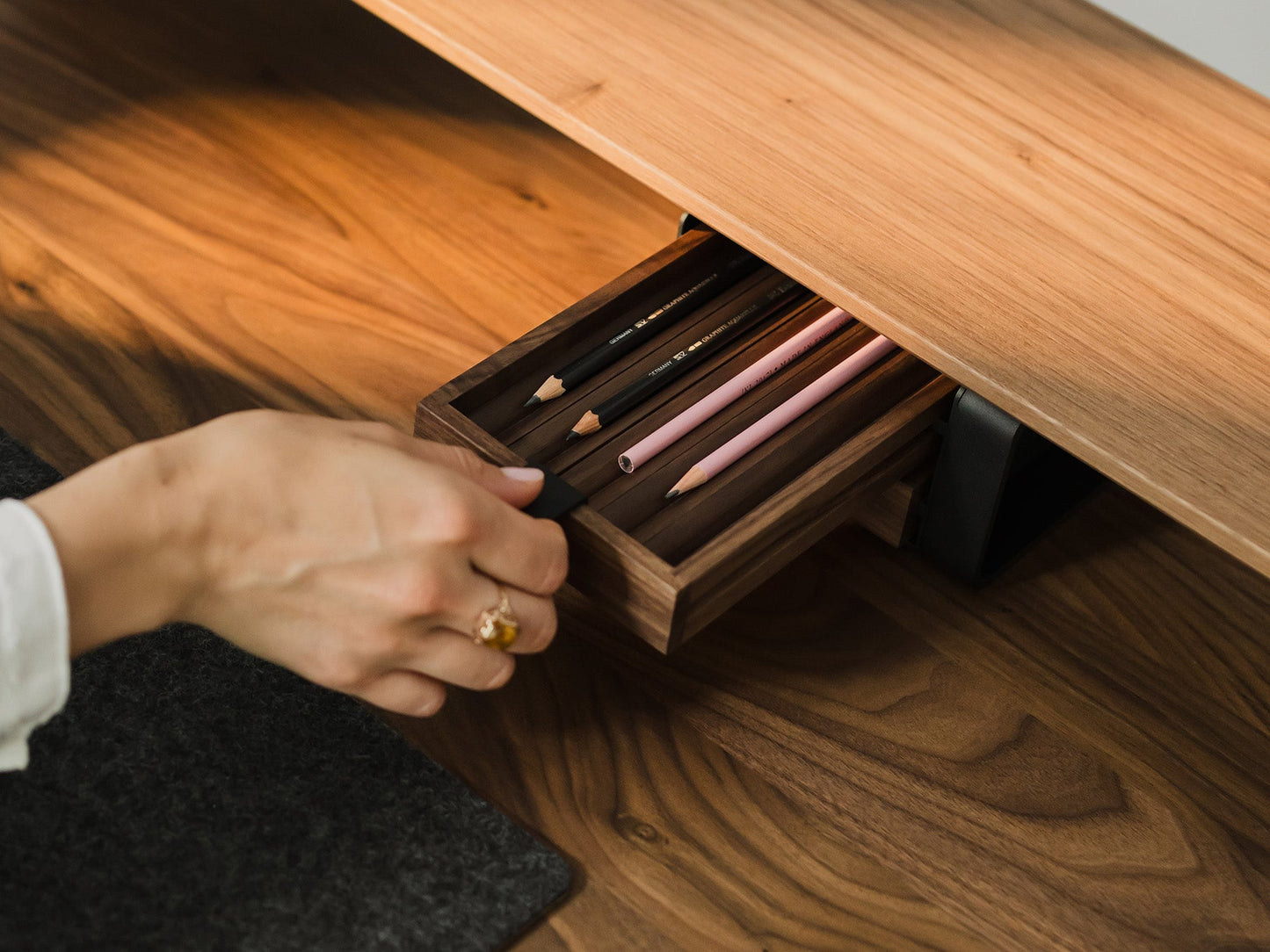 Wooden Pen Holder