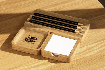 Wooden Sticky Note Tray