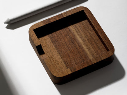 Wooden Sticky Note Tray